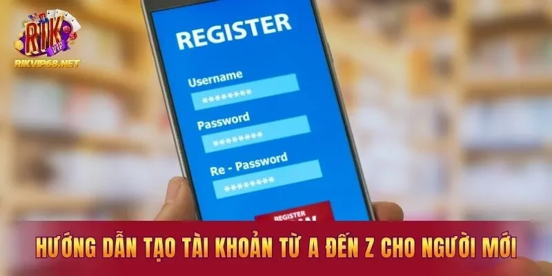 Hướng dẫn tạo tài khoản từ A đến Z cho người mới