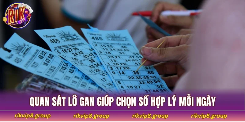Quan sát lô gan giúp chọn số hợp lý mỗi ngày